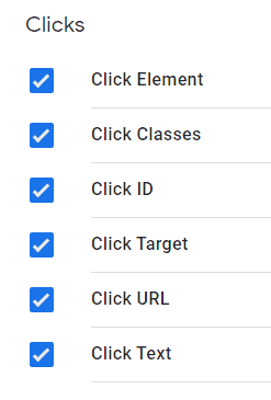 click elements