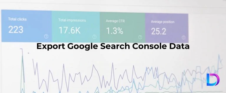 google search console export data